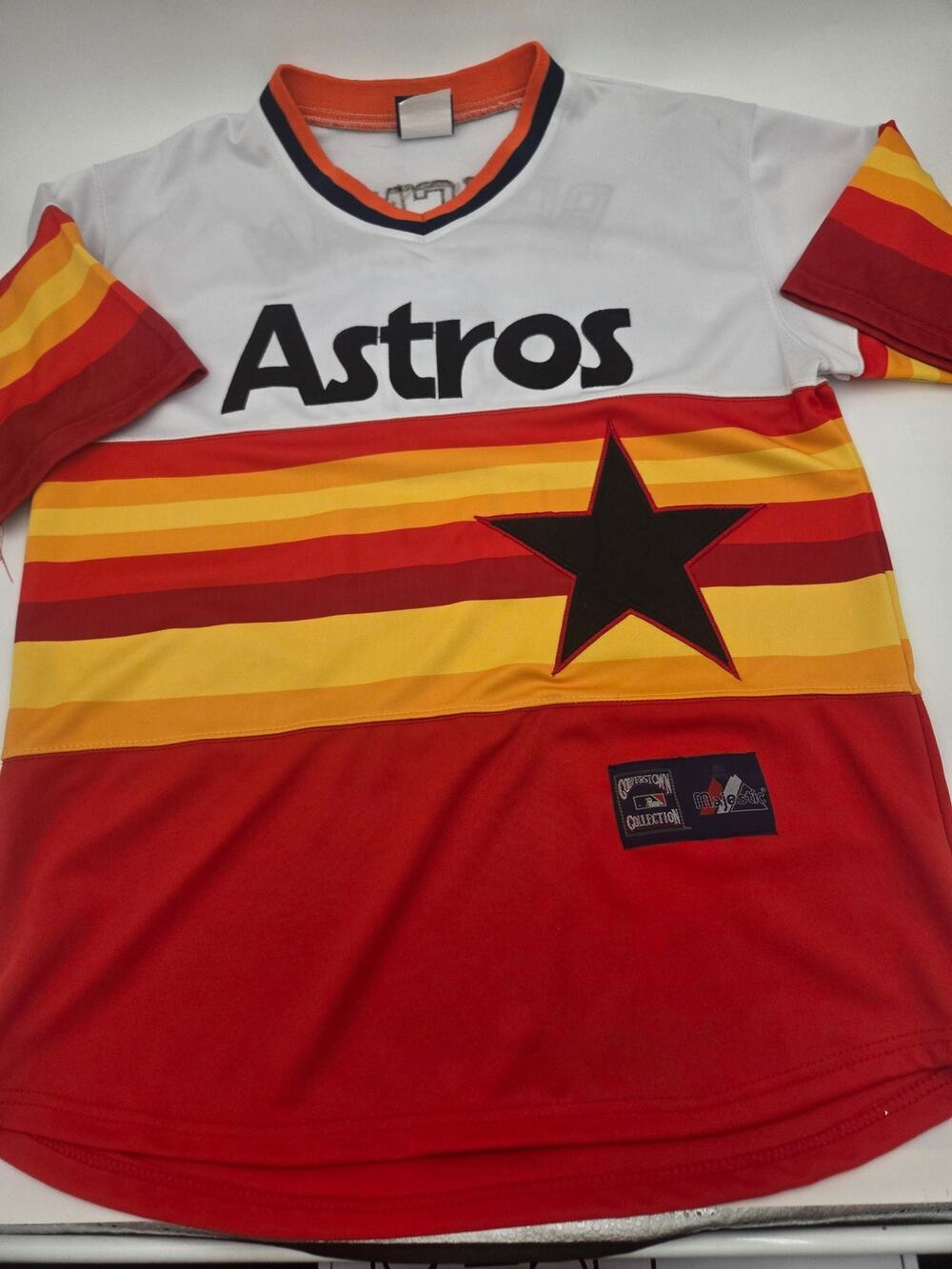 Majestic Alex Bregman #2 Houston Astros Rainbow Jersey Mens Large